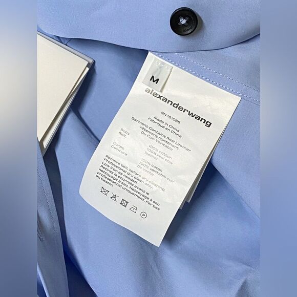 Alexander Wang  Oversized Belted Cotton Shirt size M - Picture 16 of 16